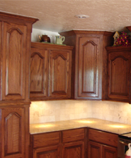 Dark Wood Kitchen Cabinets